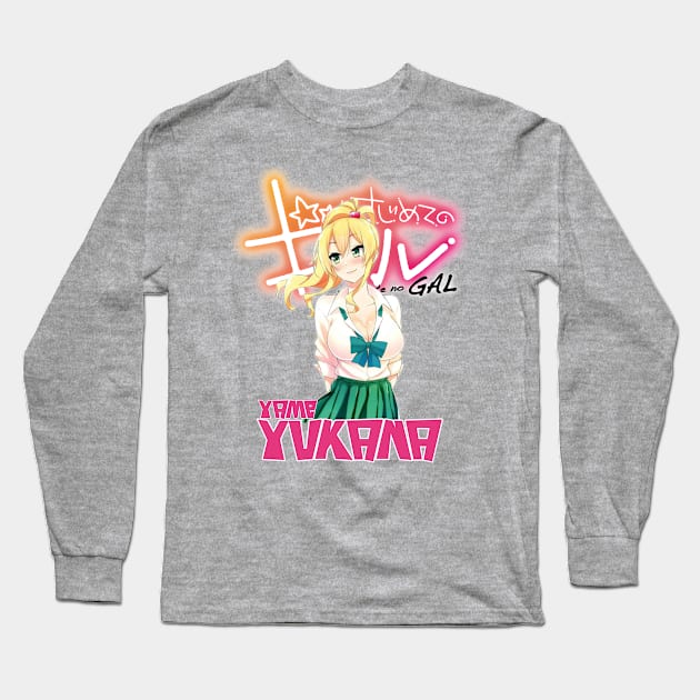 Fashionable School Girl Yukana Yame Long Sleeve T-Shirt by Readers